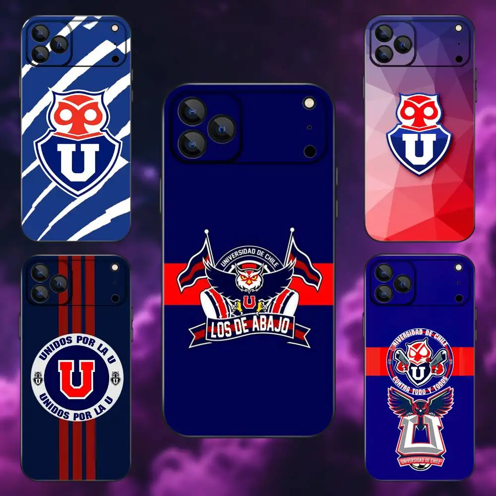 

C-Chiles U-University-s Logo Phone Case For iPhone 17,16,15,14,13,12,Pro,Max,Plus,E,SE4,Air,Mini Black Soft Box