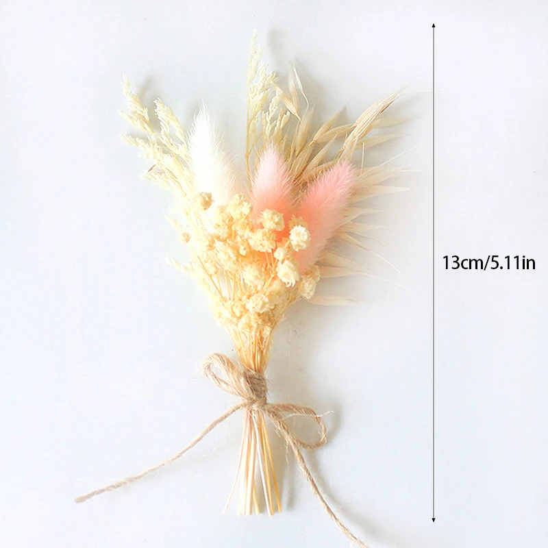 1pc mini buquê de flores secas naturais boutonnieres padrinhos buttonholes dama de honra flor corsage broche decoração de casamento de natal