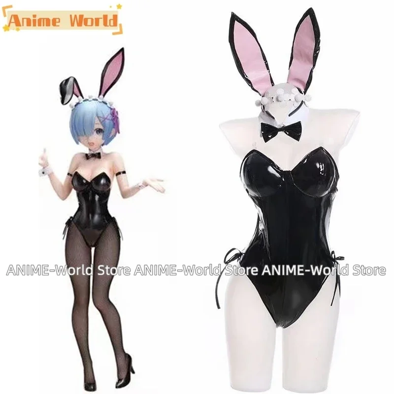 

《 Custom size 》 unisex anime cos Ram dream bunny girl cosplay costumes Halloween Christmas party sets uniform suits