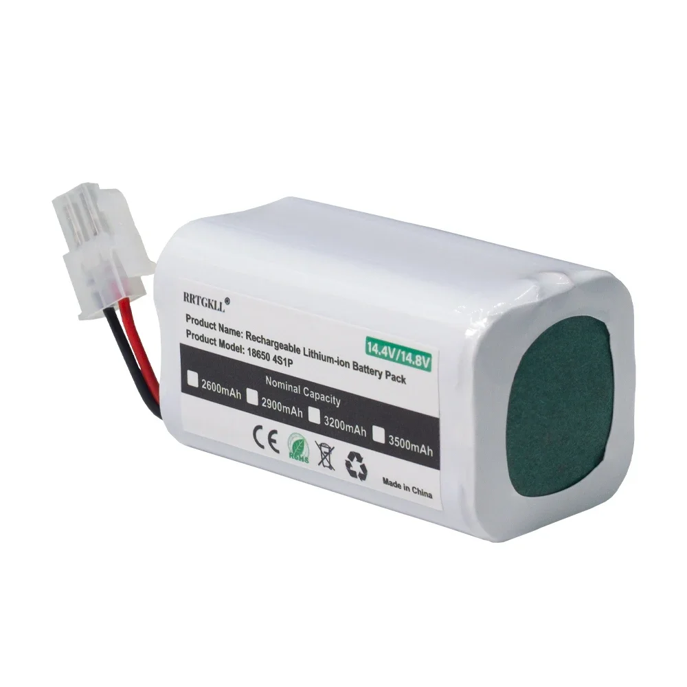 Batería de litio recargable para Robot aspirador ILIFE, 14,4 V/14,8 V, 3500mAh, INR18650, M26-4S1P, A4s, A6, V7s Plus, A9s, W400
