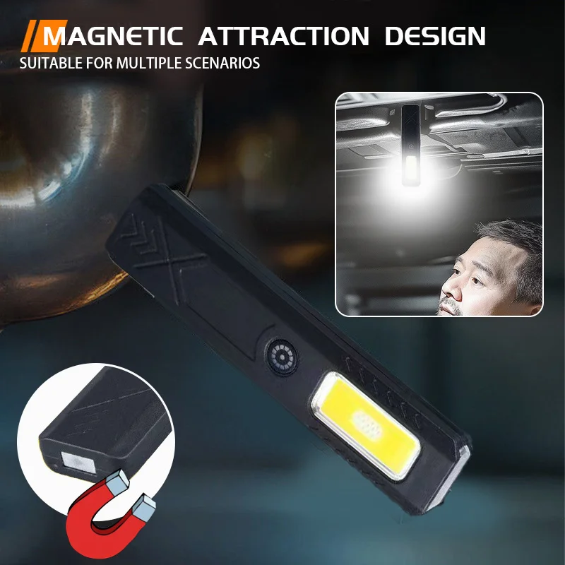 Latarka LED D5 do użytku zewnętrznego, przenośna mini latarka, ładowana przez USB-C, lampka kempingowa, kieszonkowa latarnia, światło robocze z 6 trybami świecenia.