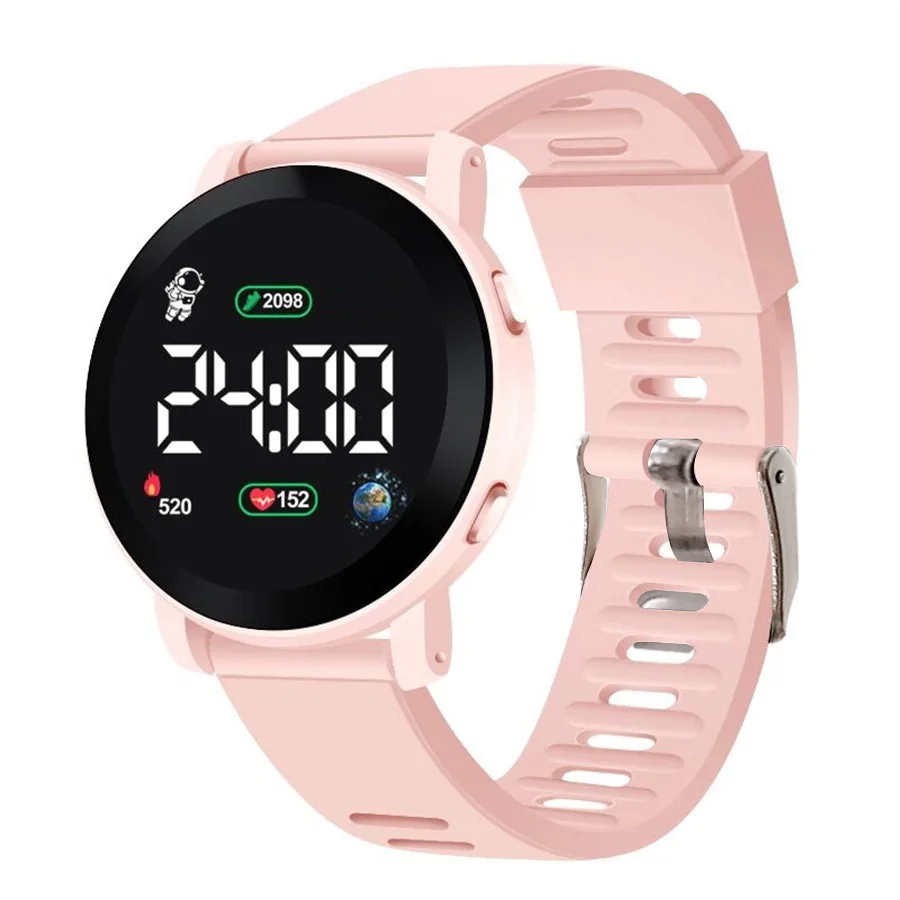 2023 패션 남자 여자 스포츠 실리콘 시계 우주 비행사 전자 시계 경량 방수 손목 시계 ... - 3