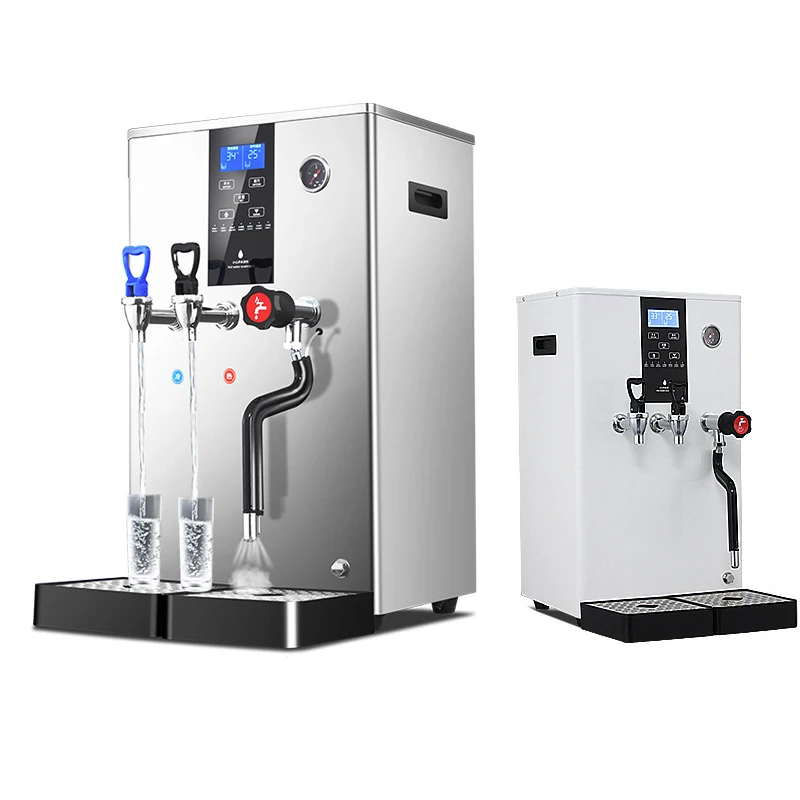 

20L Steam Water Boiling Machine Hot Water Dispenser Heater Boiler Machine Milk Frother Coffee Milk Bubble Steam Maker