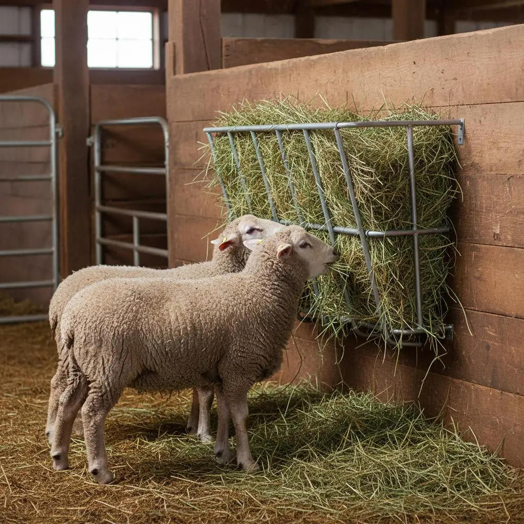 

Настенный кормораздатчик на 18,5 галлонов для ферм, конюшен и пастбищ, сверхпрочная металлическая конструкция, большая вместимость, прямоугольная форма, черный цвет