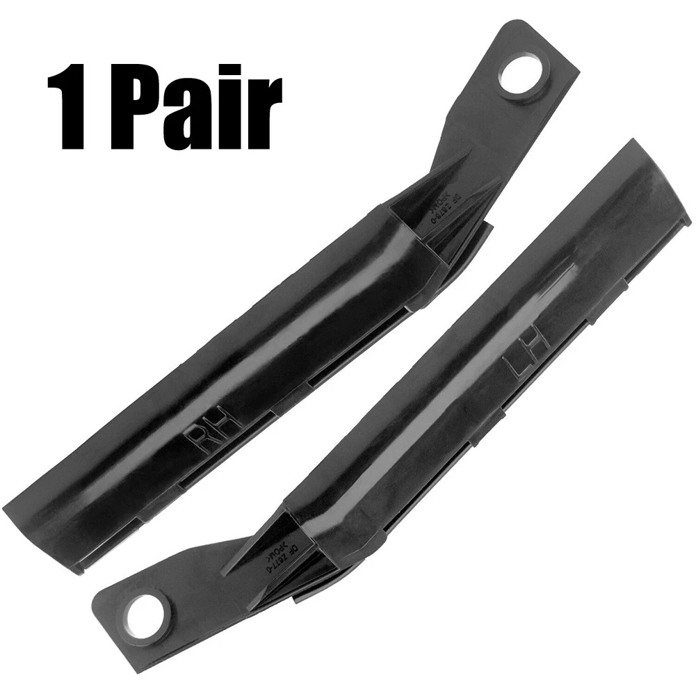 

2pcs For Nissan For Tiida 2005-2010 Car Front Bumper Bracket Retainer Support Holder Left+right Black #62224-ED50A #62225-ED50A