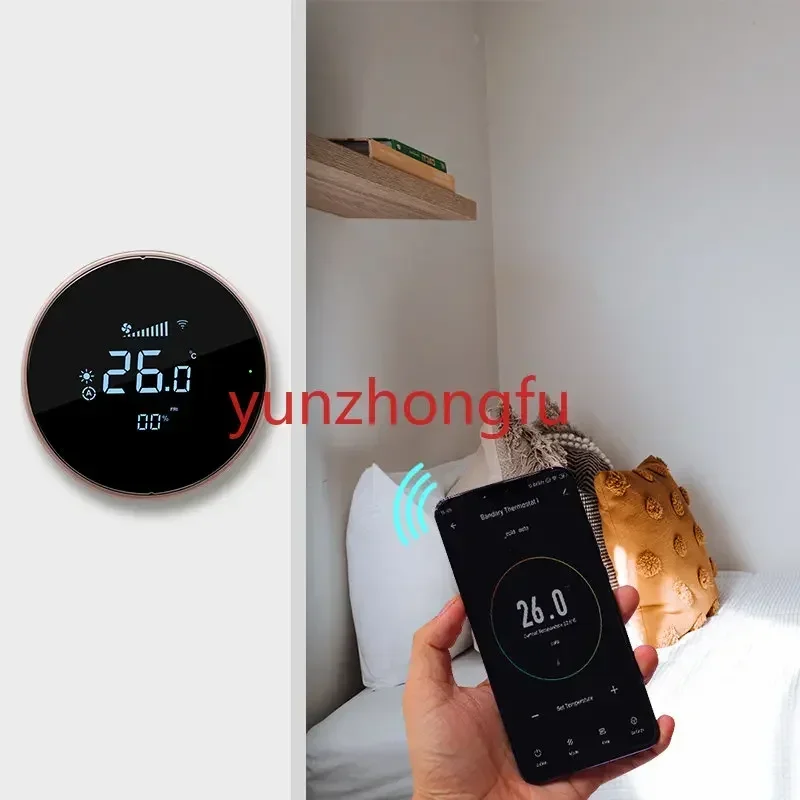 Smart Digital Wifi Tuya  Temperature and Humidity Thermostat Support Google Alexa  Nest Learning