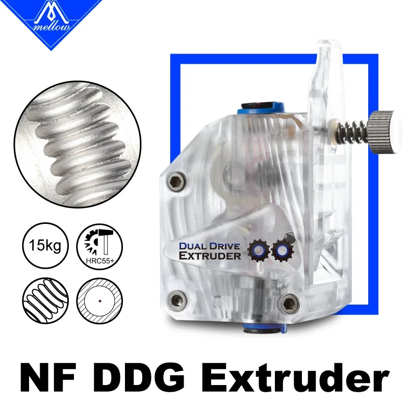 Mellow NF DDG Extruder Dual Drive Extruder V6 Mk8 Anet A8 Cr-10 Prusa I3 Mk3 Ender 3  Bowden Extruder For 3D Printer parts