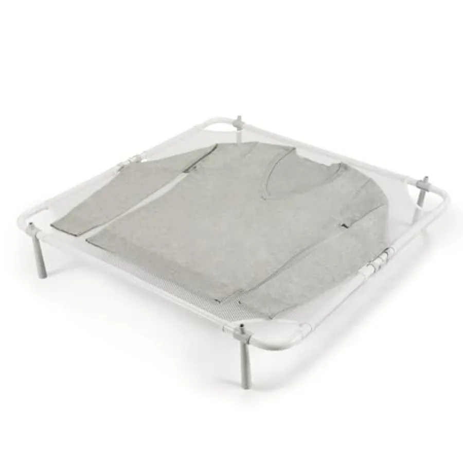 

Good Grips Folding Sweater Dryer, White, 26" sq. x 4-1/2" h