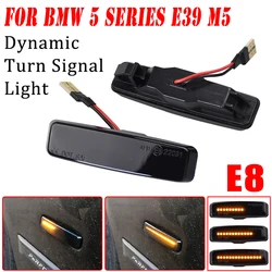 Led Dynamic Turn Signal Light Side Marker Fender Sequential Lamp Blinker Indicator Trim Cover For BMW 5 Series E39 1995-2003 M5