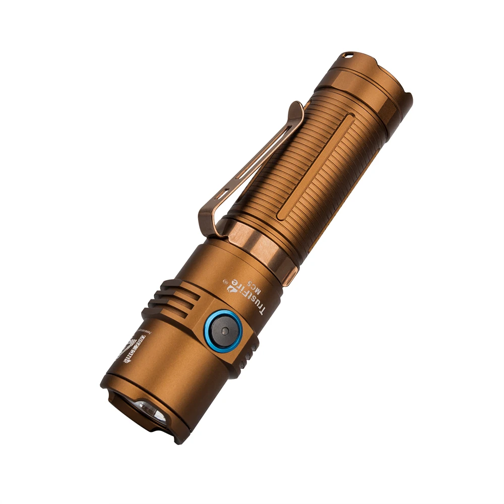 Trustfire MC5 Linterna LED táctica EDC recargable USB magnética