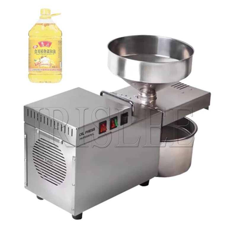 

S9 220V Automatic Stainless Steel Oil Presser Commercial Cold Press Oil Machine Sunflower Seed Peanut