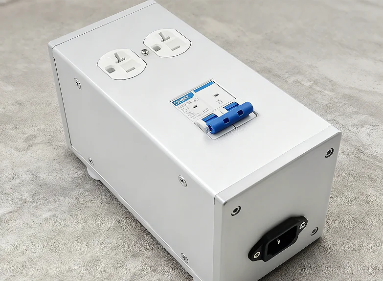 YR/Full Aluminum Alloy Chassis for Power Amplifiers & Decoders/Power Strip, US Standard Power Filter Enclosure (95*106*? mm)