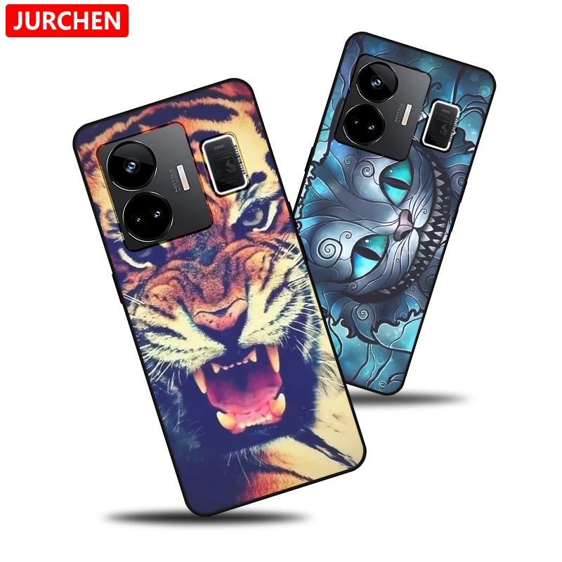 Silicone Cases For OPPO Realme GT Neo 5 Custom Cartoon Cats Pattern For Relme Realmi Real me GT Neo5 240W RMX3706 RMX3708 Cover