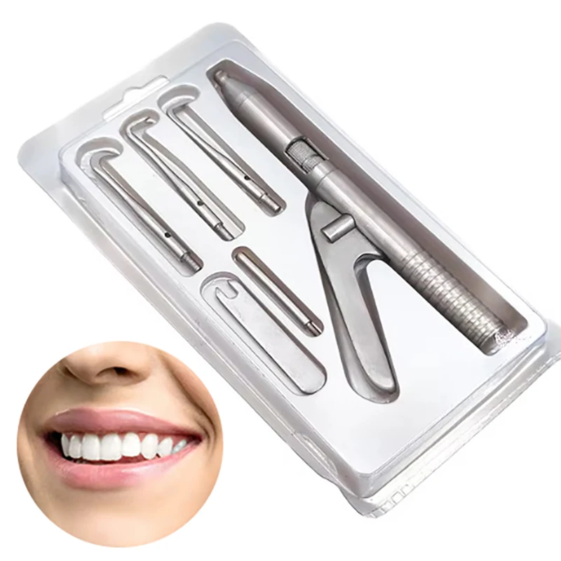 

1 Set Dentistry Automatic Singlehanded Crown Remover Stainless Steel Dental Surgical Instrument Tools With 3 Working Tip