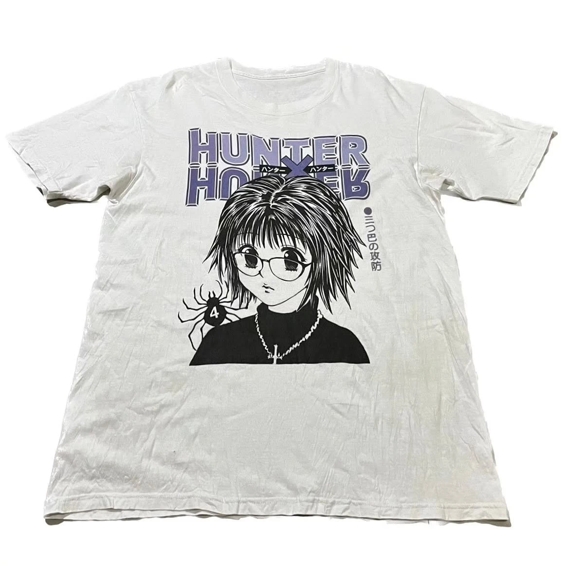 Vintage Hunter X Hunter Shizuku Murasaki Phantom Troupe Anime Graphic Tee Cotton Mens Womens T-Shirt Summer Streetwear