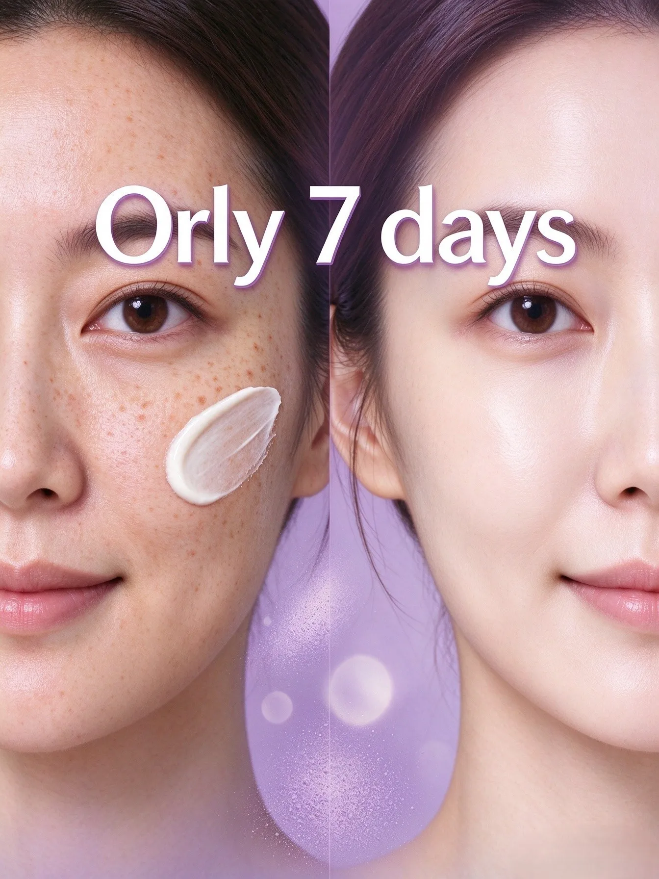 Whitening and anti-spot cream: fades freckles, improves melasma, reduces melanin accumulation, and brightens skin tone