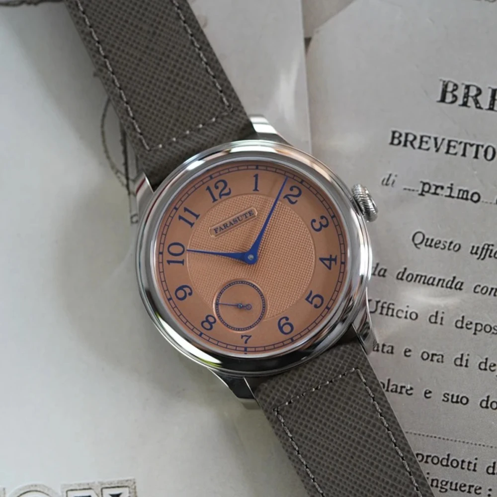 FARASUTE Men Automatic Watch 40mm Mechanical Wristwatch Sapphire Mirror Small Second Dial ST17 Mov