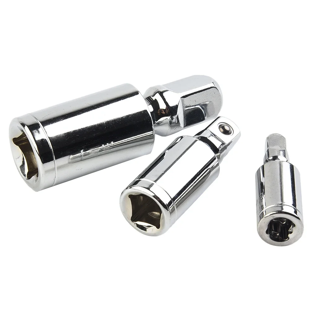 

Part Socket Repair Adapter Vanadium Steel Accessories 1/2” Adapters Chrome Replaces Spare 1/4” 3/8” Joint Ratchet