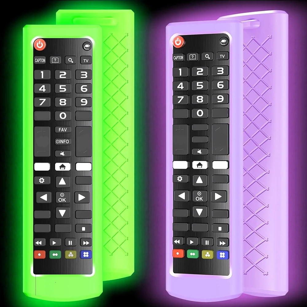 2pc - Protective case for AKB series remote control - Durable silicone case with non-slip grip for LG remote control