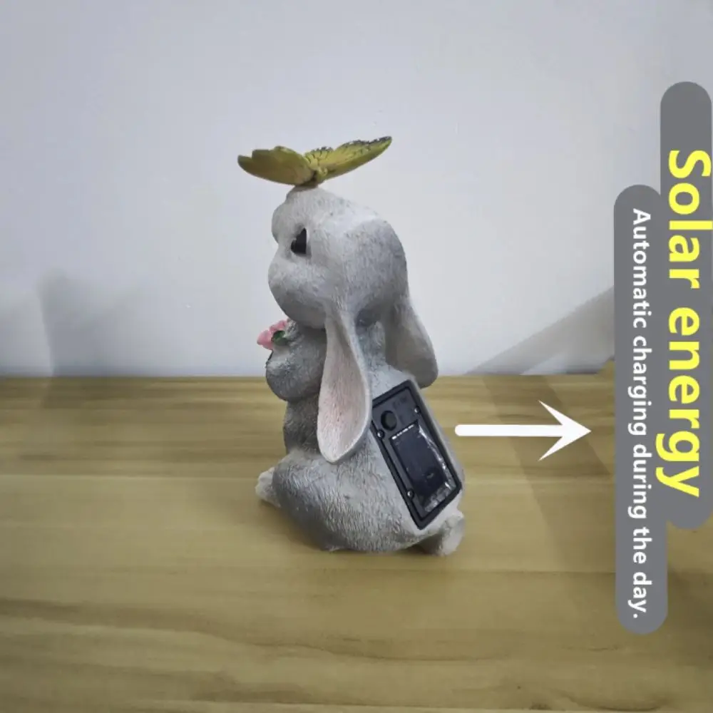 

Солнечные садовые светильники в виде кошек, водонепроницаемые, светящиеся, уличные статуэтки, устойчивые к ветру и дождю, имитация животных