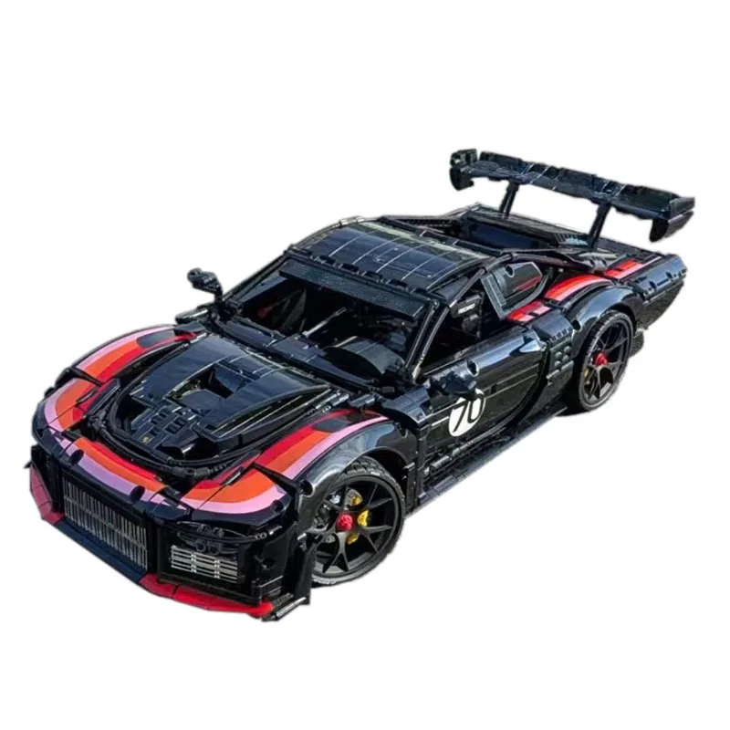 NEW MOC-204873 935 Spyder 1:8 Scale Technologys Building Block Hypercar Super Racing Car Assembly Toys Model Boys Birthday Gifts