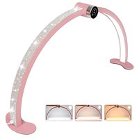 48W Knob Switch Half Moon Lamp with Screen LED Half Moon Light for Nails Eyelash Extension Eyebrow Beauty Half Moon Nail Lamp
