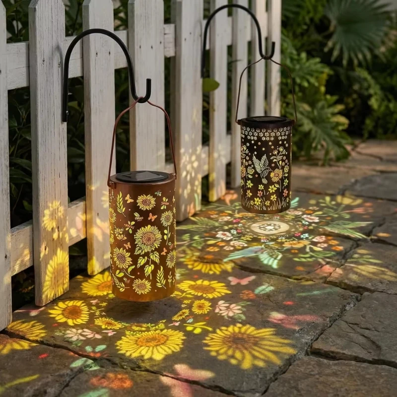 Colorful Sunflower Hummingbird - Solar Lantern Hanging review and price