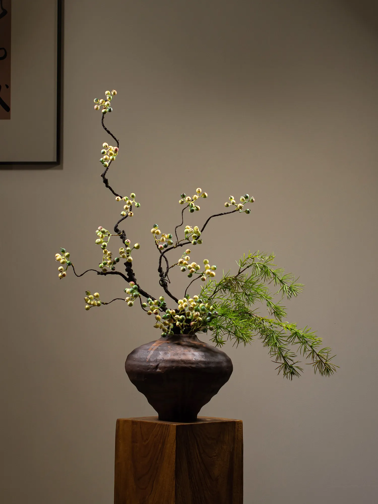 

Ceramic vase Zen flower arrangement B & B hotel desktop aesthetics entrance retro ornament