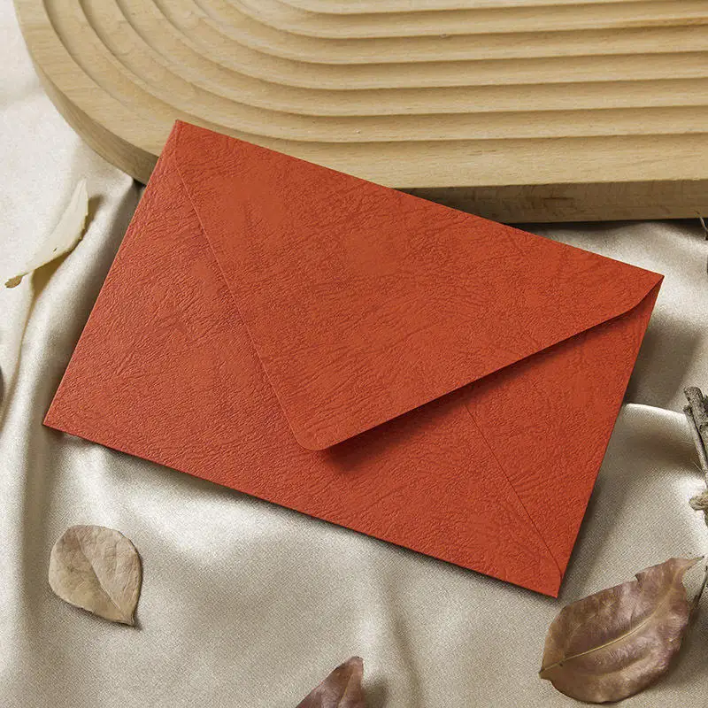 Personalized Custom‑Print Logo Envelope 50Pcs, Luxury DIY Postcard Storage Pouch, Custom Wedding Invitation Letter Supplies