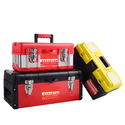 1pc Portable Hardware Storage Box Repair Tool Box Case Multi-Function Home Toolbox Plastic Electrician Box