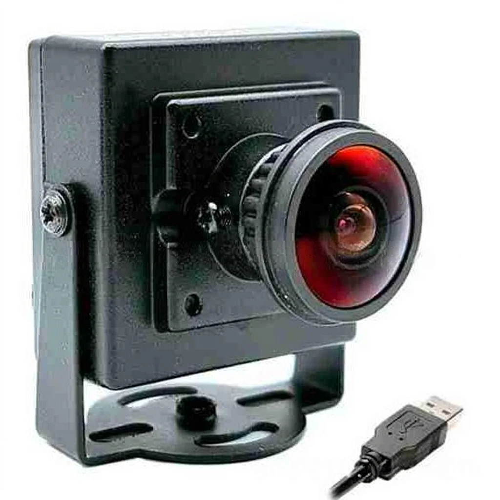 4MP 2K USB Camera 160 Degree Fisheye Wide Angle Lens Webcam With Microphone UVC Plug Play USB Web Camera For Machine Vision