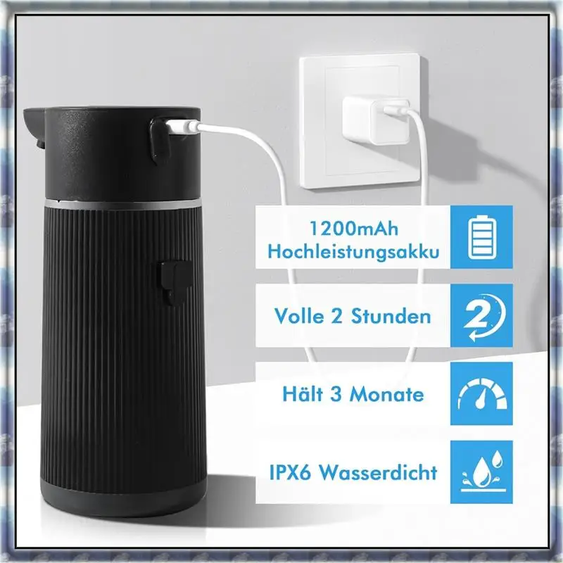 The New Wall Mounted Automatic Soap Dispenser With Rechargeable USB For Bathroom And Kitchen