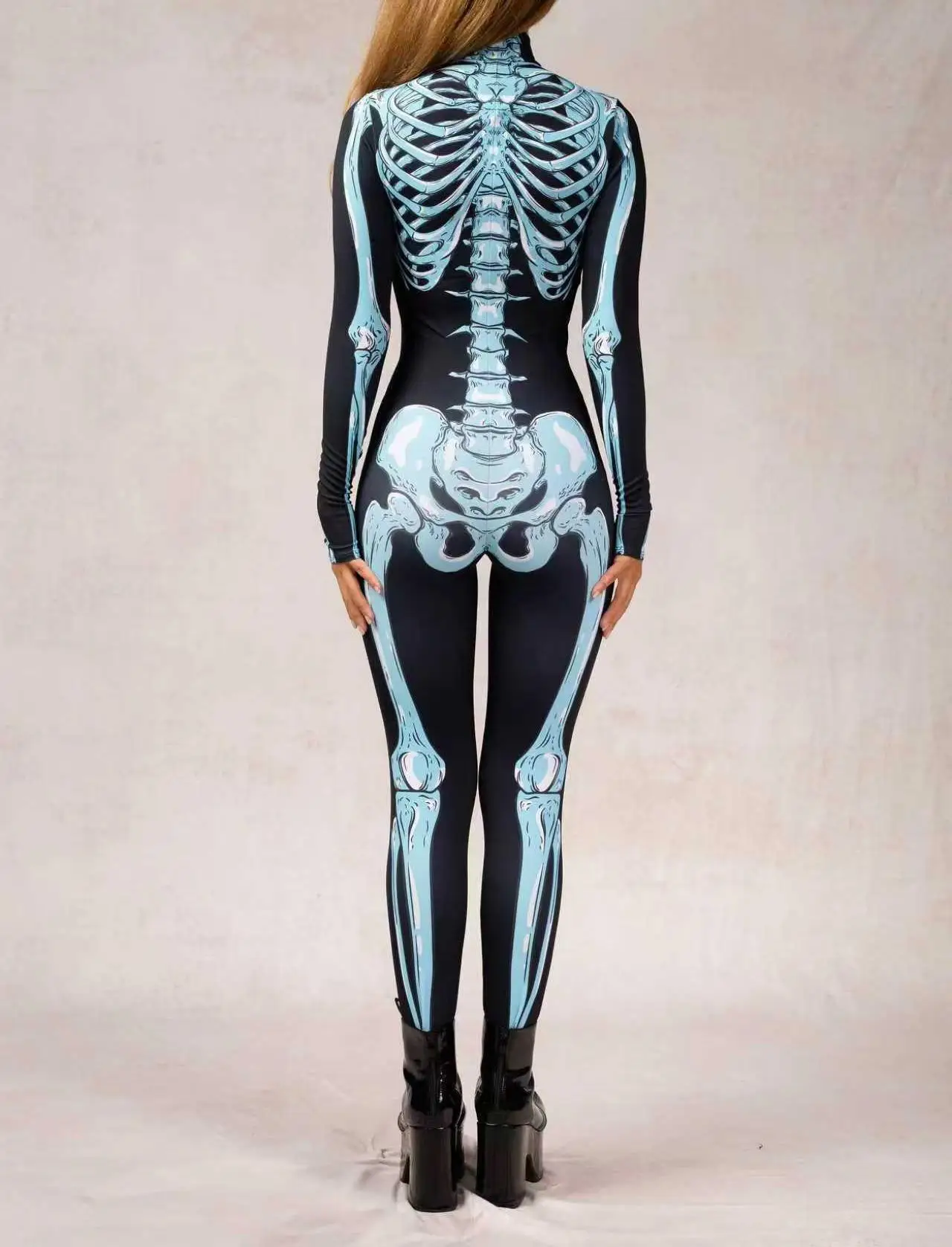 Modischer Rosa Erwachsenen-Damen-Jumpsuit Cosplay-Strumpfhose Punk-Steampunk-Bodysuit Karneval Bühnenauftritte Rollenspiel-Kostüm Neu 2026 – Detail 24
