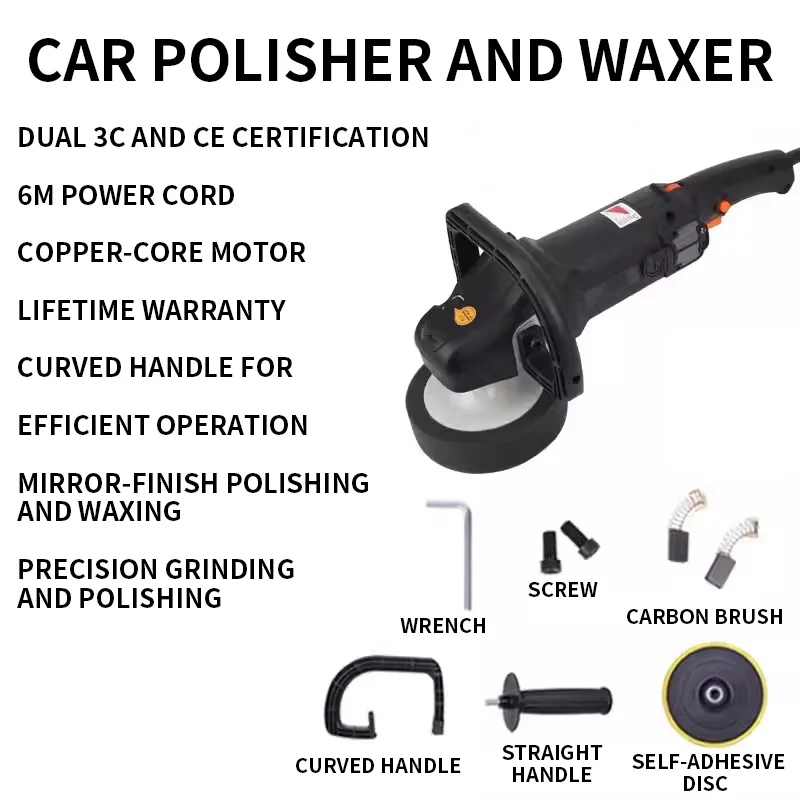 

Полировальная и восковая машина для автомобилей 220В, профессиональная, для удаления царапин, для автосервиса и домашнего использования, для нанесения мраморного покрытия