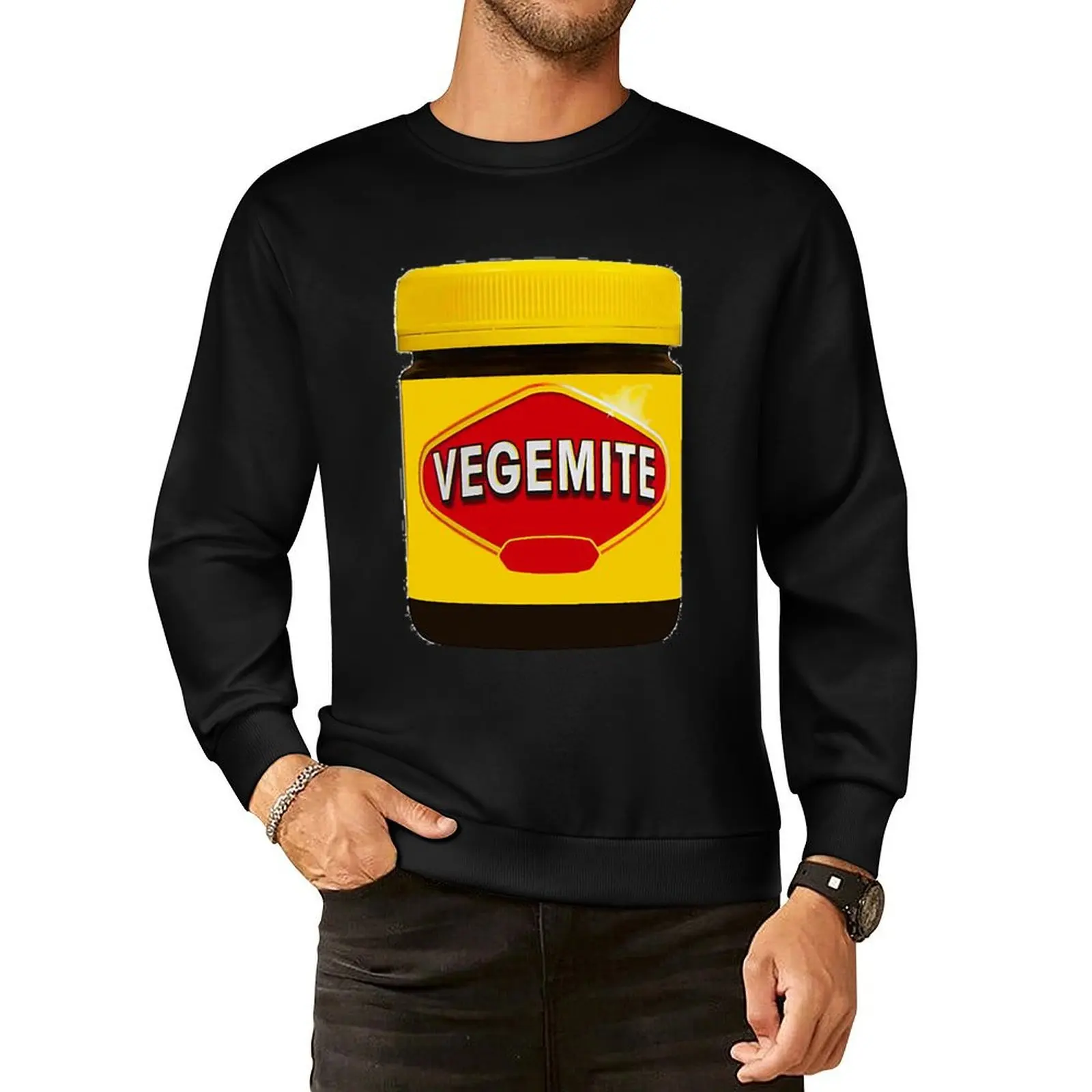 Vegemite Pullover Hoodie hooded shirt tracksuit korean autumn clothes clothes for men sweatshirt