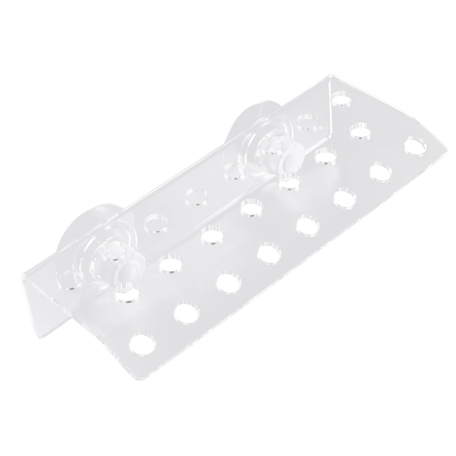 

23 Hole Acrylic Coral Rack Curved Design Suction Cup Aquarium Coral Support Holder for Cultivation Reef Rack