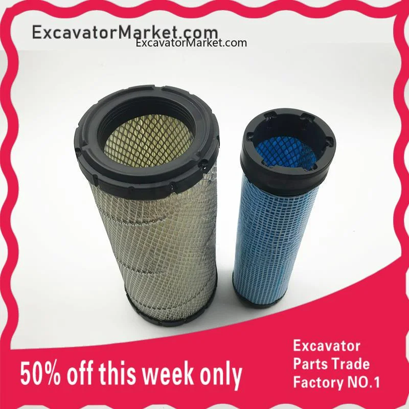 

For air filter element Sany SY55-60-65-75-8-9 air filter air filter grid accessories high quality excavator Parts