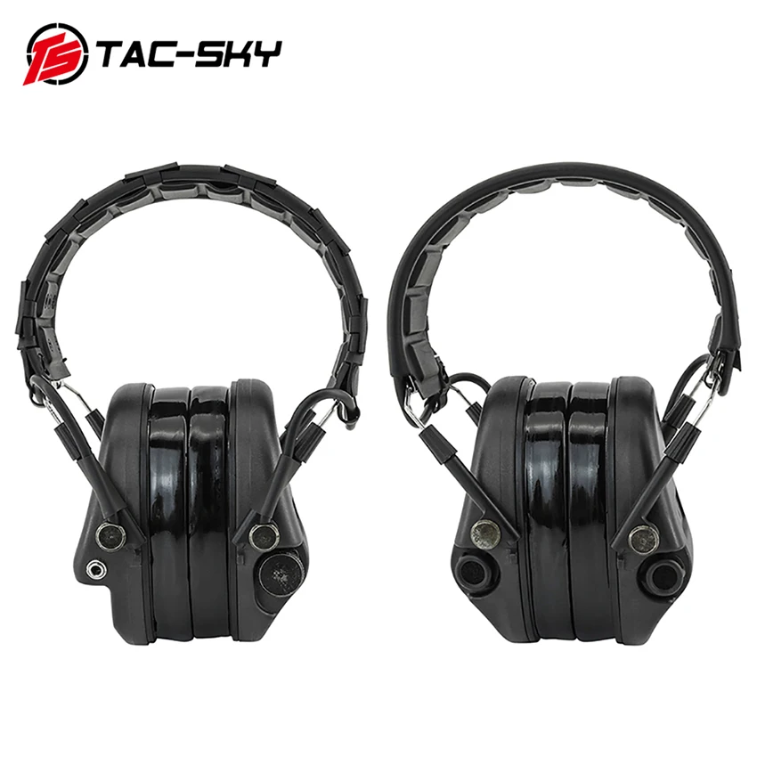 Imagem -05 - Tac-sky-serdintea Tactical Headconjunto Redução de Ruído Proteção Auditiva Regalos Eletrônicos Proteção Auricular Ativa Airsoft Sports