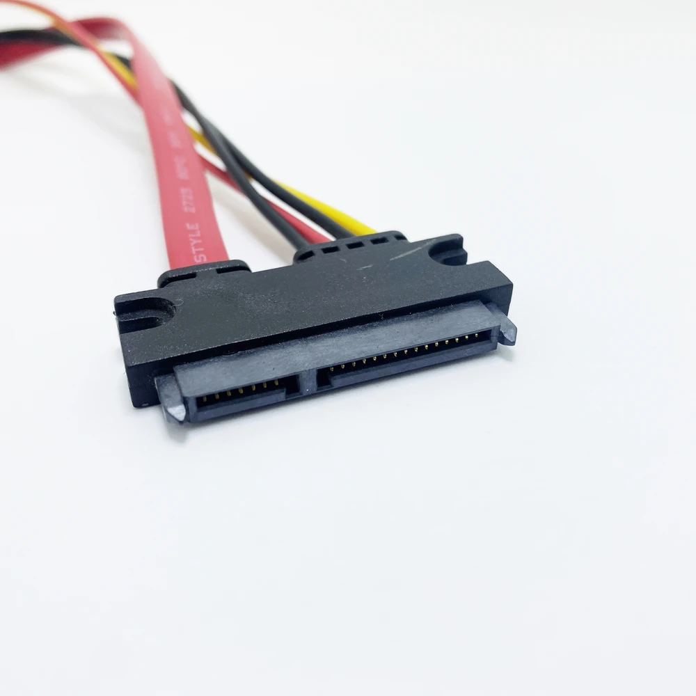 كابل الطاقة البصرية للكمبيوتر المكتبي ، كابل القرص الصلب ، SATA 7 + 15 دبوس ، 22Pin إلى محول SATA 7Pin + 4Pin IDE ، 40 سنتيمتر ، 50 سنتيمتر