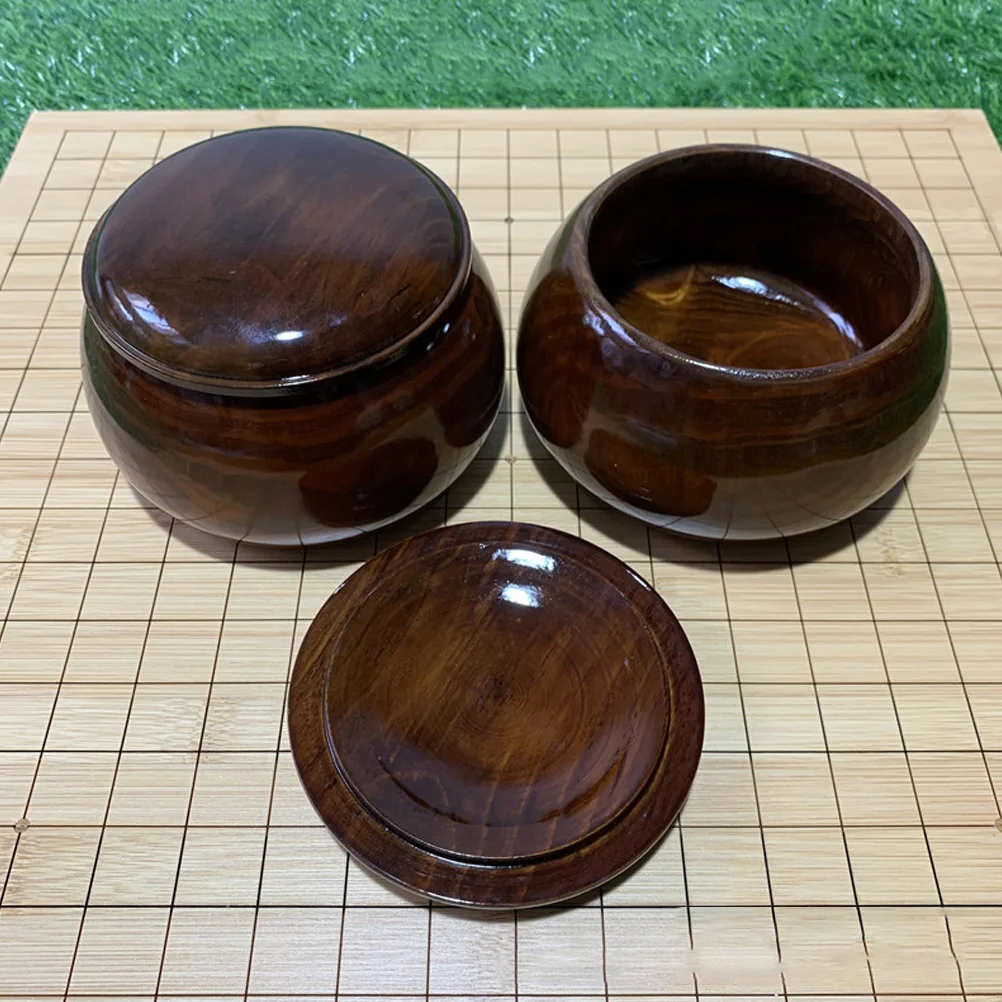 

Solid Wood With Lid Compact Portable Pieces Storage Container Multi-Functional Go Jar For Stones Snacks Jewelry - Go Storage