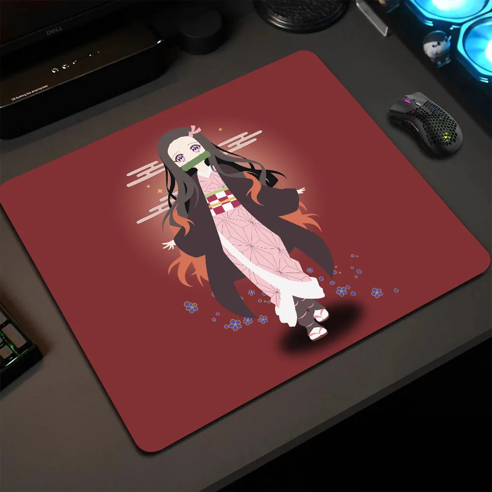 

Kamado Nezuko Demon Slayer Anime Mousepad Small LockEdge Mouse Pad For Gamers Computer Desk Pad Anti-slip Rubber