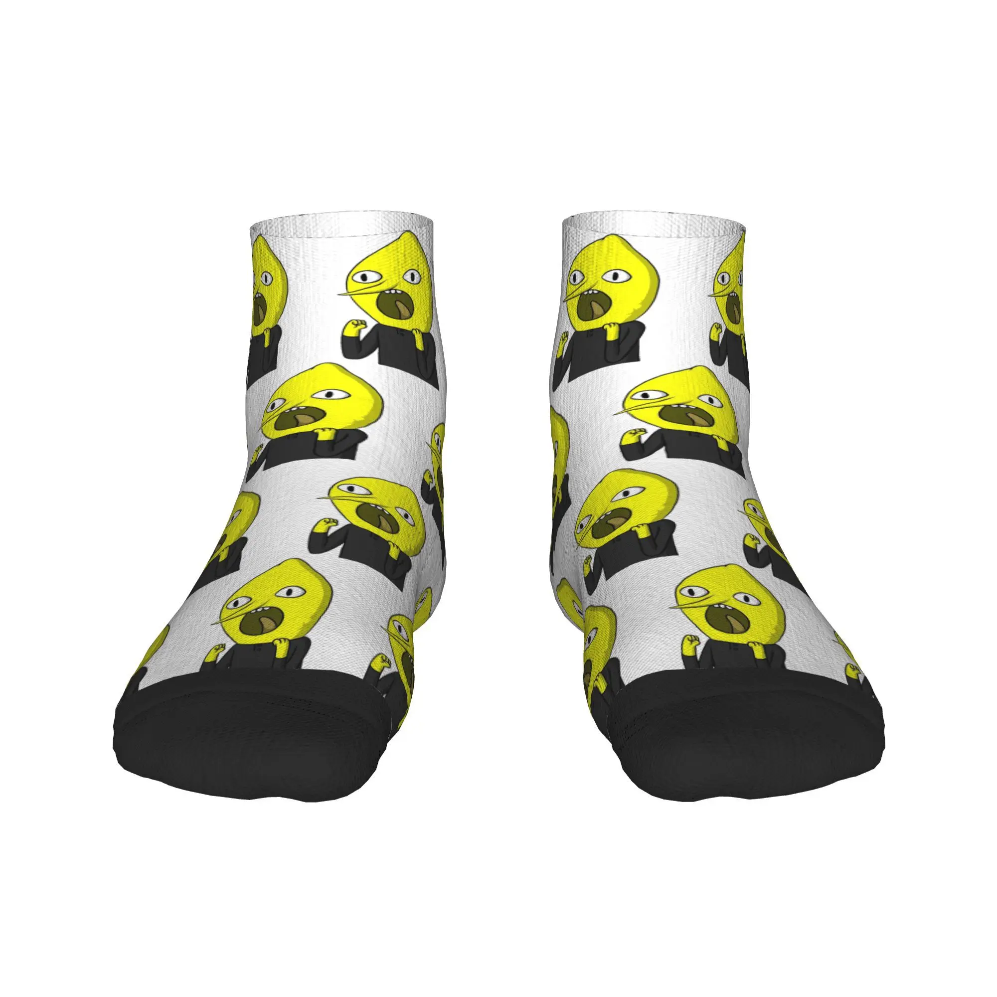 

Lemongrab Unacceptable Adventure Time Socks Harajuku Super Soft Stockings All Season Socks Accessories for Man's Woman's