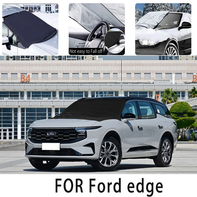 

Carsnow cover front coverforFord edge snowprotection heat insulation shade Sunscreen wind Frost prevention car accessories