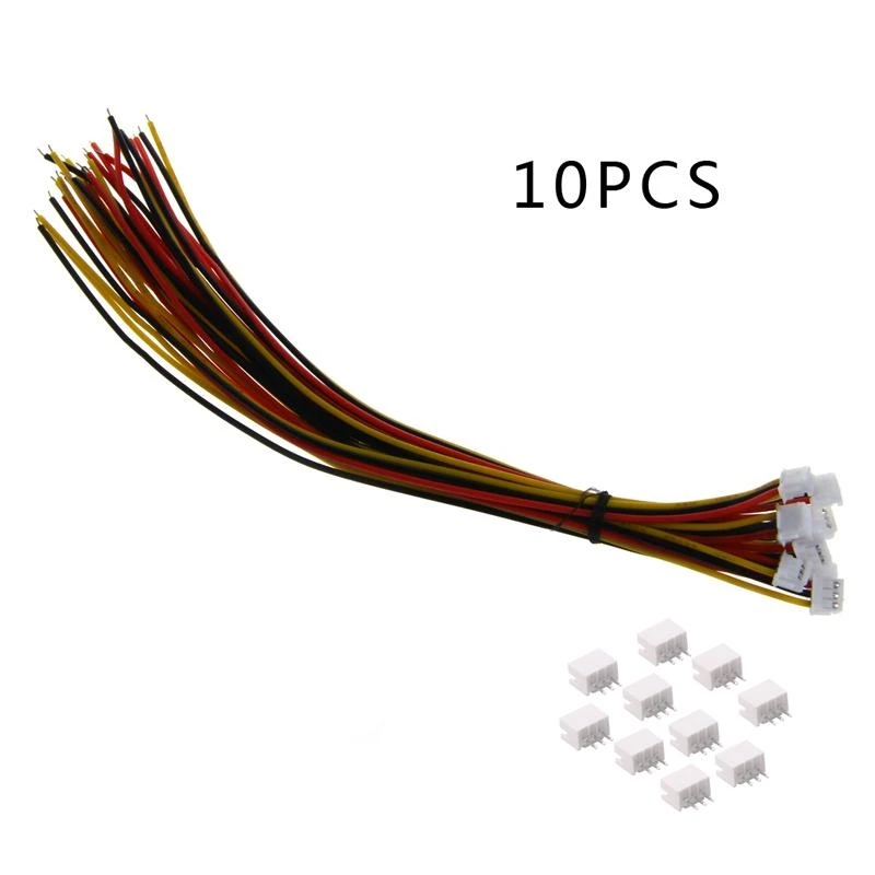 

Q81A JST 1.5mm ZH 3-Pin Female Connector with Wire and Male connector x 10 SETS