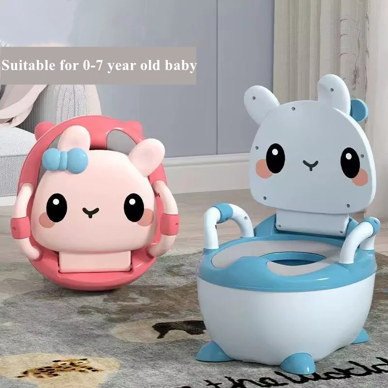 

New Portable Toilet Seat Potty Training Seat Cartoon Rabbit Children's Pot Travel Urinal Portable Potty Child Pot Bebe Toilette