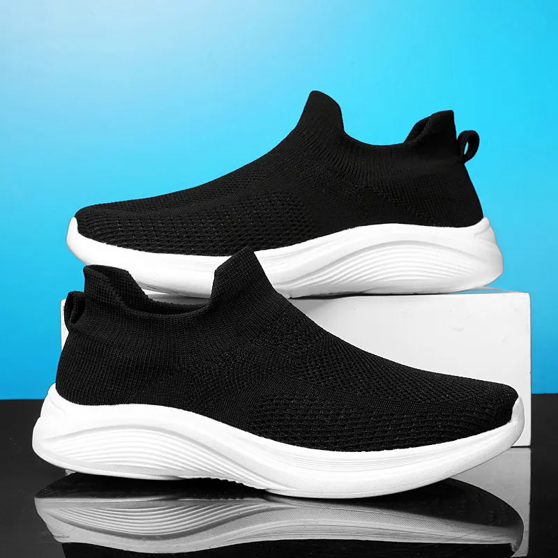 Casual Shoes Brand Women\'s Men Sports Breathable Zapatillas Shoe Summer Sneakers Comfortable Outdoor Tenis Male Light Socks Shoe