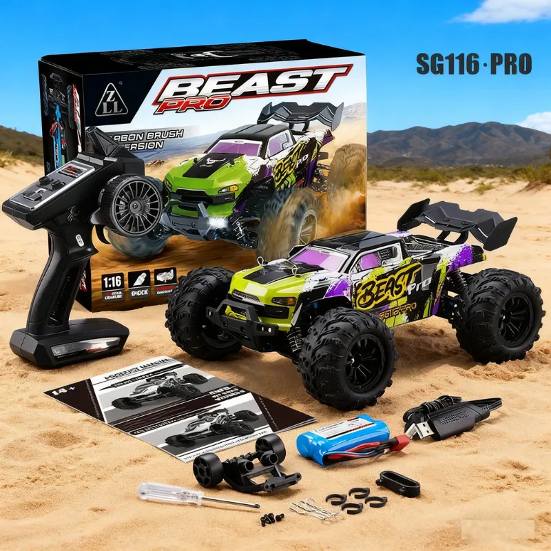 

ZLL SG116 MAX/PRO 1:16 Высокоскоростной дрифт-гонки 80 км/ч или 40 км/ч Бесщеточный двигатель 4WD RC Автомобиль Внедорожный автомобиль Игрушки для подарка ребенку
