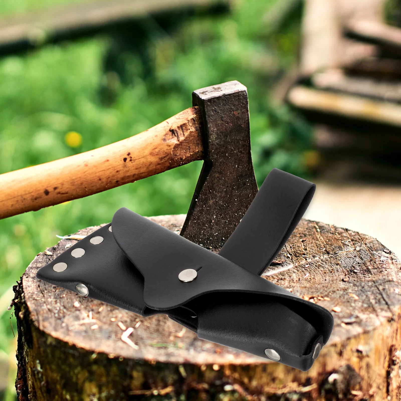 

Axe Sleeve Protective Cover Portable Hatchet Sheath Durable Outdoor Axe Protector Case Practical Professional Cover