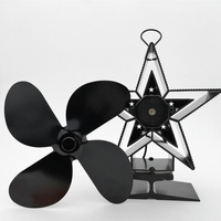 Home Fireplace Fan 4 Blades Fireplace Fan Heat Powered Heating Stove Fan Fireplace Fan Wood Stove Fireplace Fan Heating Fan