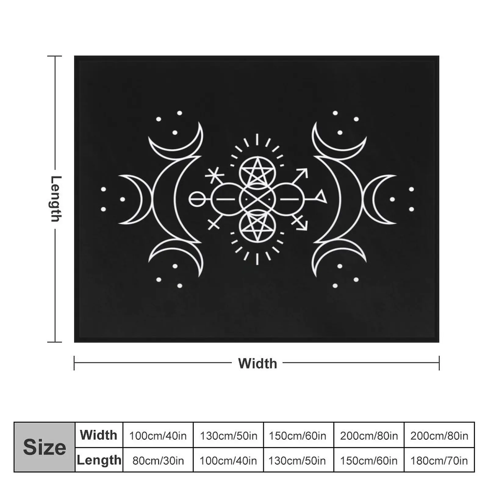 Gender Diversity Sigil Throw Blanket Giant Sofa Camping Blankets